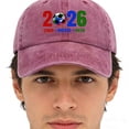 thumbnail image 5 of 2026 Soccer Event Cap, Host Nation Printed Headwear, Fashionable Outdoor Sun Guard, Athletic Match Fan Hat, Commemorative Baseball Cap, 5 of 5