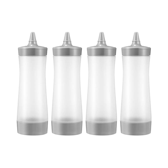 Botellas de Condimento Exprimibles con Tapa de Punta