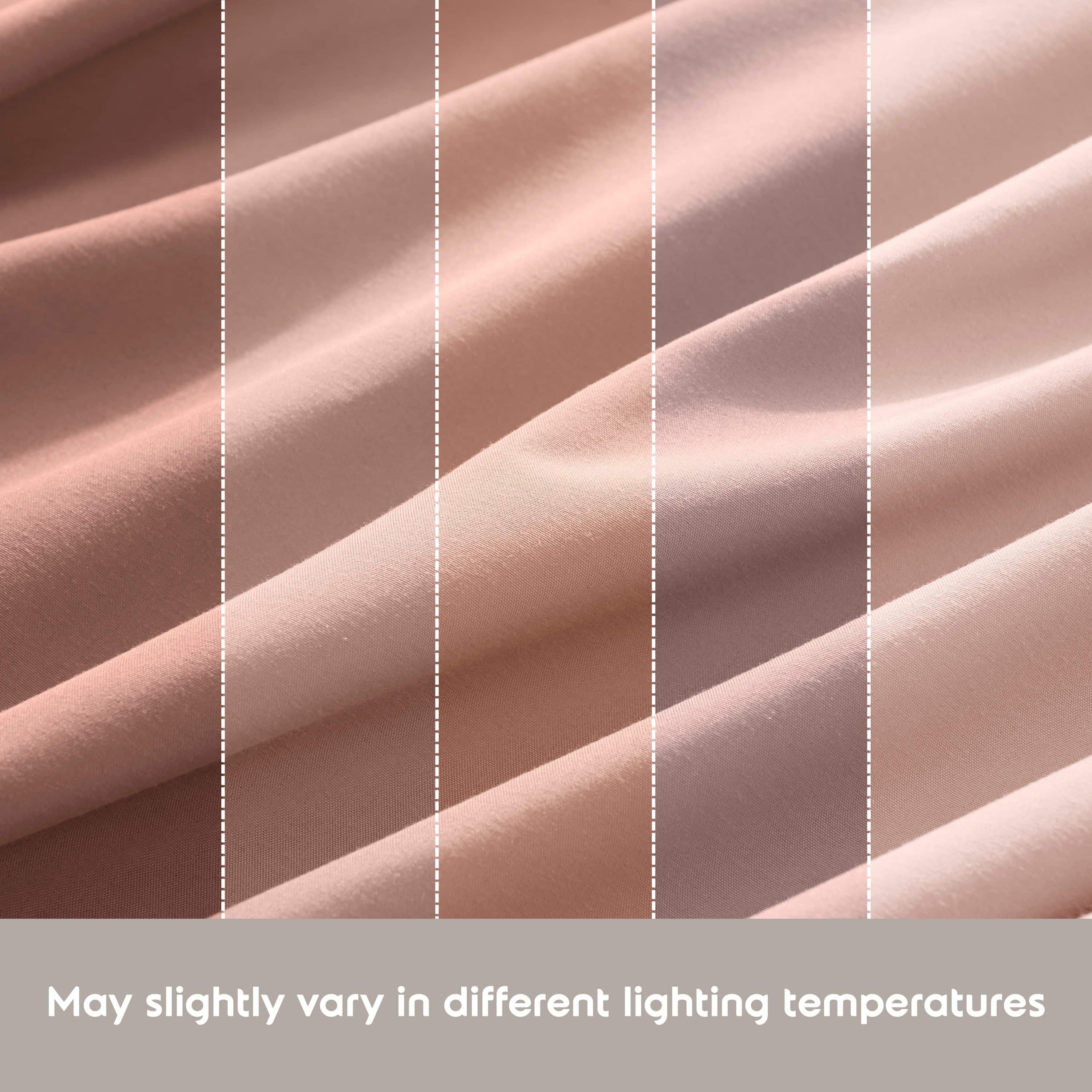 LammaLoe Extra Deep Pocket Twin Xl Sheets Set, 3 Piece, Fits 18"-24" Mattress, Breathable & Extra Soft Bed Sheets, Peach Beige