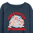 thumbnail image 3 of Disney - Firefighter Mickey & Friends - In Training - Women's Lightweight French Terry Long Sleeve Shirt, 3 of 5