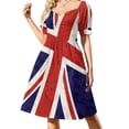 thumbnail image 1 of Robe Flying Union Jack Robes de Mariage pour Fêtes Vêtements d'Été pour Femmes, 1 of 4