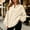 7# Beige, variant on Zip Up Jacket No Hood Casual Spring Fall Lightweight Oversized Bomber Jacket Women Hoodless Sweat Jacket Brown XL