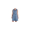 thumbnail image 1 of Vans Robe Chemise Lou pour Femmes, Bleu, Petit, 1 of 3