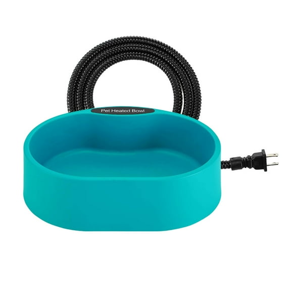 Self Heating Pet Bowl 37L Large Capacity PP Material Drop Cat & Dog Dish for Enhanced Pet Comfort