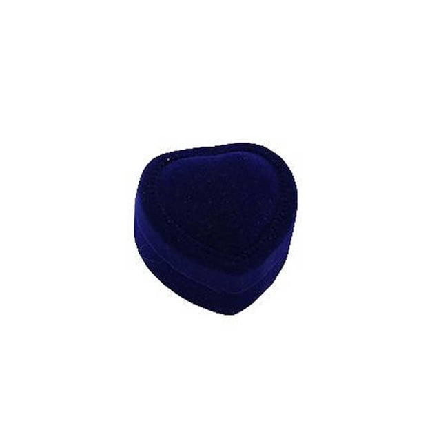 Caja para pendientes Anillos Oreja Stud Orejas Gancho Vitrina Organizador en forma de corazón Collar Cajas de transporte Accesorios de joyería Ropa, zapatos y accesorios Miscelánea Azul blanco Qarigey AP016250-06
