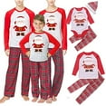 thumbnail image 2 of Viworld Christmas Family Matching Pyjamas Pajamas Set Xmas Santa Sleepwear Nightwear, 2 of 9
