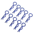 thumbnail image 1 of Peahefy Clips de Coque RC, 10 Pcs Clips de Coque RC 8.3MM Clips de Corps en Métal en Forme de R pour Voiture RC 1/5 1/6 1/8 1/10, Clips de Coque RC, 1 of 8