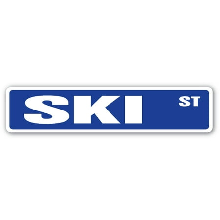 SKI Street Sign snow watersports skis goggle sport | Indoor/Outdoor |  24