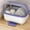 Dark Blue, variant on Ikohbadg Large Capacity Cutlery Storage Box, Stackable Dish Organizer with Protection, Practical Indoor Kitchen and Picnic Storage Solution, Durable Plastic, Easy to Clean