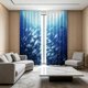 thumbnail image 4 of Trendy Printed Patterns With A Strong Decorative Look Light Blocking Curtains For Dorm Rooms, 4 of 6