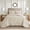 Cream + Microfiber + King+2, variant on TENGDA 3 Piece Quilted Medallion Reversible Bedspread Seafoam King Cal King Size Bedding
