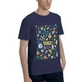 thumbnail image 2 of Bingfone Colorful Space Men'S Loose Fit Short-Sleeve Pocket T-Shirt, 2 of 7