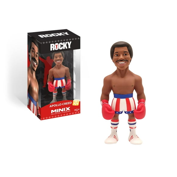Bandai Minix Rocky Apollo creed Model collectable Apollo Figure from The Rocky Films Bandai Minix Rocky Toys Range collect Your Favourite Rocky Figures from The Movies Rocky Movie Merchandise