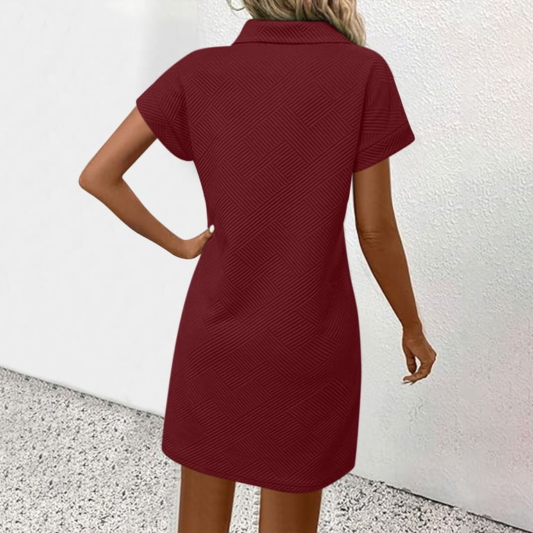 petite burgundy dress Burgundy Petal Length Dress Rental: Dillon Collection