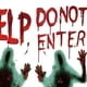 thumbnail image 2 of Bloody Handprints Zombie Poster Scary Wall Sticker para Halloween Party PVC 3D Decoración de ventana del hogar Decoración de, 2 of 3