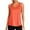 Orange, variant on Sports Tops for Women Sleeveless Cropped Tank Tops Scoop Neck Basic Undershirt Running Yoga Active Shirts Loose Fit Gym Clothes (Light Blue,S)
