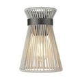 thumbnail image 3 of Golden Lighting Avon Matte Black 1 Light Incandescent Wall Sconce Damp Rated, 3 of 5