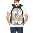 thumbnail image 4 of Fuzoiu Autumn Garden Print Large Capacity Backpack,Travel Backpack,Laptop Bag,College School Rucksack Bag,for School, Travel & Outdoor Activities, 4 of 6