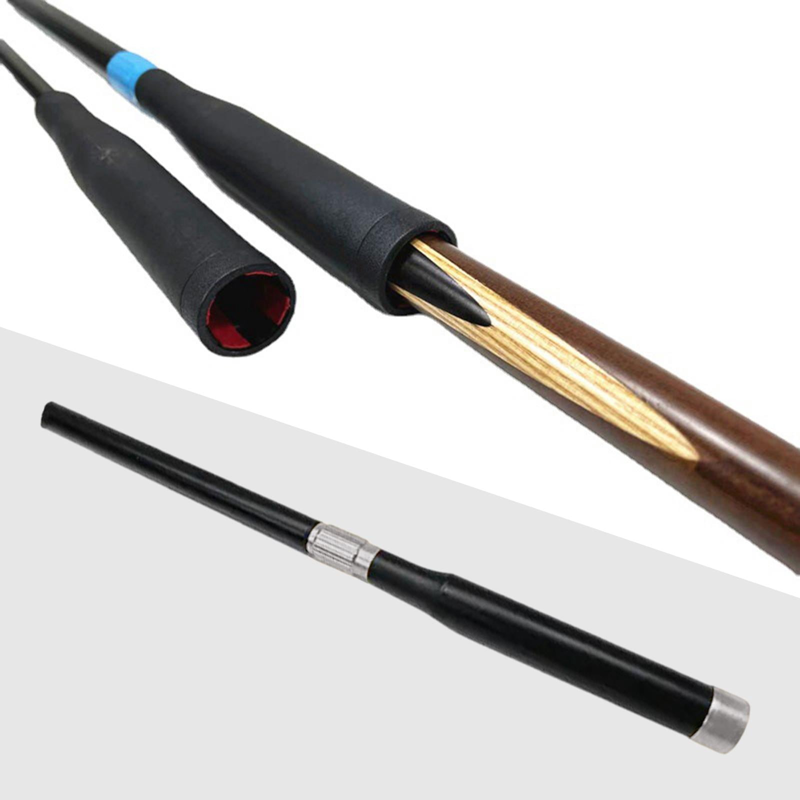 DimyFew Billiard Cue Extension Billiard Cue Extension Telescopic Cue Extension Aluminum Silver