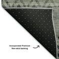 thumbnail image 5 of Addison Rugs Mayfield Premium Machine Washable Transitional Geometric Gray Rectangle Rug, 9' X 12' Machine Washable Transitional Geometric Gray Oversized Sherpa Throw Blanket, 5 of 6