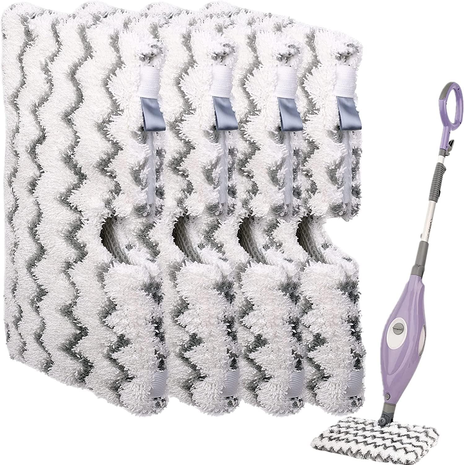 Xindejia 5-Pack Microfiber Mop Pads Replacement For Shark Steam Pocket Mops S3550 S3501 S3601 S3901 - View #8