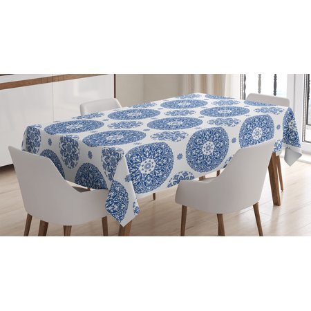Home Decor Tablecloth Vintage French Country Style Fl Circular Home Decor Tablecloth Vintage French Country Style Fl Circular Pattern Lace Snowflake Design Print