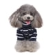 thumbnail image 2 of Xihbxyly Suéter de Rayas Coloridas para Mascotas, Elegante Diseño de Cuello Alto, Cómodo Material de Poliéster, Cálido y Fácil de Usar, Ideal para Perros Pequeños, Prenda Encantadora para Exteriores,, 2 of 7