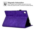 thumbnail image 4 of GSFY Case for Galaxy Tab S6 Lite 10.4 inch 2024/2022/2020, PU Leather Wallet Stand Protective Smart Shell with Pen Holder Auto Sleep Wake for Samsung Galaxy S6 Lite Tablet, Purple Blocks, 4 of 7