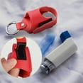 thumbnail image 4 of KCAHPAN Compact PU Inhaler Holder Keychain Sprayer Sleeve Accessory for Travel School Hiking and Everyday Convenience, 4 of 10