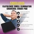 thumbnail image 3 of Activated Carbon Chair Pad – 16” x 16” Flatulence Deodorizer Seat Cushion – Activated Charcoal Odor Absorber Seat Pad for Office Chair, Home Office Seating, Car Seats & Everyday Odor Control, 3 of 4