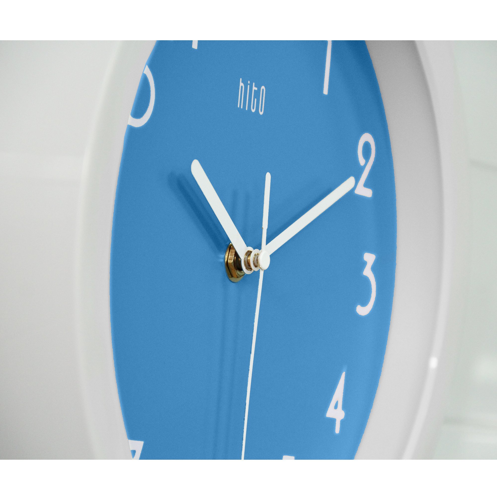 five minute friday} Tick Tock: A Chalk Wall Clock - Blue i Style