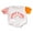 Pink Orange, variant on Bagilaanoe Newborn Baby Girl Father’s Day Rompers Letter Print Short Sleeve Bodysuits 3M 6M 12M 18M Infant Casual One Piece Short Jumpsuit