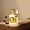 Golden, variant on Vintage Kerosene Lighter with Spinning Turntable Design, Portable Metal Wheel Ignition Lighter for Outdoor and Everyday Carry, Retro Pocket Lighter Gift for Men, Kerosene Fuel Not Included