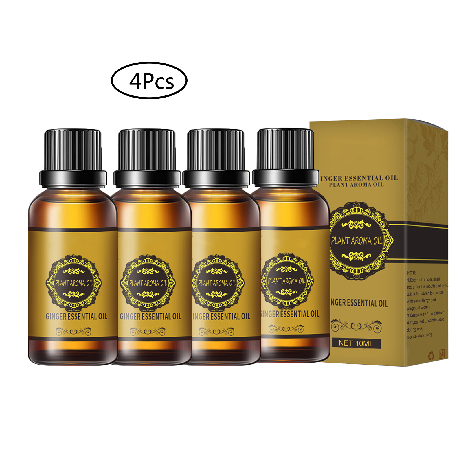 Belly Drainage Ginger Oil Plant Aroma Oil, Lymphatic Drainage Body