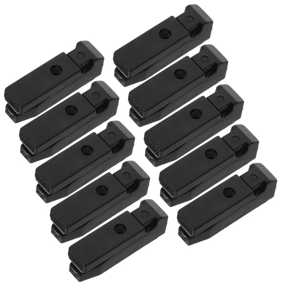 OUNONA 10 Sets Hidden Floating Shelf Bracket Heavy Duty Invisible Shelf Bracket Connector Buckle
