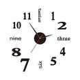 thumbnail image 3 of Iumwxz Room Decor Wall Clock Design Mirror Wall Decorative Sticker Watches ,Large Wall Clocks for Living Room Decor Wall Clock Wall Clock Home Wall Decor Easter Black Plastic My Order, 3 of 8