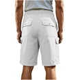 thumbnail image 5 of Yievot Men's Cargo Shorts Elastic Back Waist Knee Length Outdoor Hiking Casual Shorts with Multi Pockets, 5 of 6