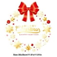 thumbnail image 3 of HomeKingdee Christmas Window Clings Red Gold Xmas Ball Window Stickers Double-Side Glass Decals for Home Party Supplies, 3 of 6