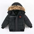 thumbnail image 2 of Fanxing Boys Waterproof Ski Jacket with Fur Hood Fleece Snowboarding Jackets Warm Thick Winter Coat Hooded Overcoat Clearance 90,100,110, 2 of 10