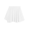 thumbnail image 2 of iiniim Kids Girls Basic Chiffon Pleated Pull-on Wrap Skirt Skort Ballet Dancewear Daily Casual White 5-6, 2 of 7