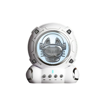 

Haykey Night Light Astronaut Bedside Lamp Wireless Speaker Color Led Light Music
