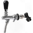 thumbnail image 1 of Stainless Steel Beer Faucet with Flow Control, Chrome Plated Tap for Home Bar, Rustproof and Leak-Proof Design, Adjustable Draft Dispenser, 1 of 5