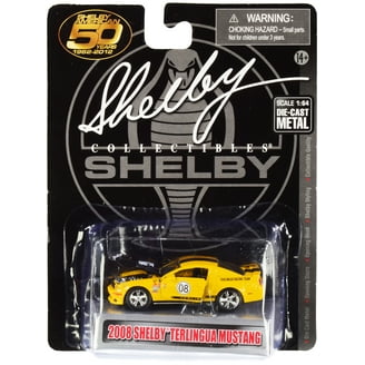 2008 Ford Shelby Mustang GT500KR Black with Black Stripes 1/18