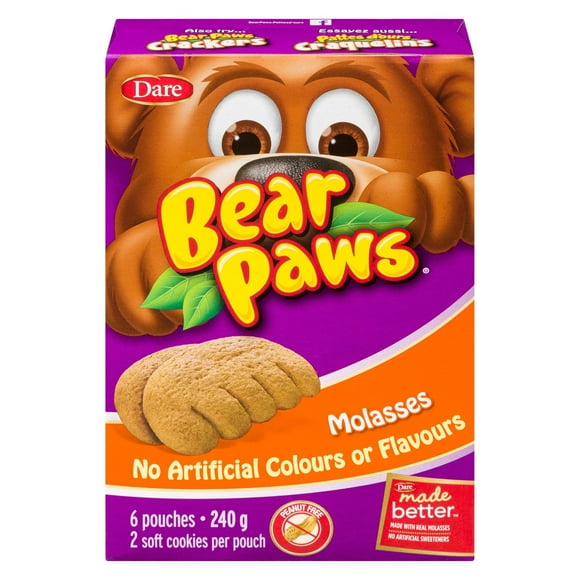 Bear Paws Molasses Cookies, Dare 240g