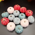 thumbnail image 6 of Biplut 16Pcs Mini Artificial Pumpkins Fall Harvest Simulation Pumpkins for Christmas Halloween Thanksgiving Party Decorations (Multicolor), 6 of 11