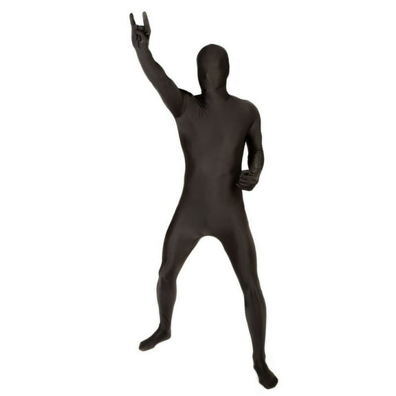 Morphsuits Adult MSUIT Black Second Skin Halloween Costume Halloween Black 2XL