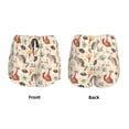 thumbnail image 5 of Lsque Autumn Forest Animals Printed Women's Running Shorts with Liner Pockets,Elastic Quick Dry Workout Athletic Gym Yoga Shorts,Womens High Waist Shorts-Medium, 5 of 9