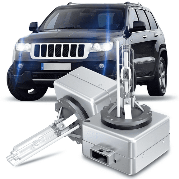 Low Beam Headlight Bulb - Compatible with 2008 - 2013 Jeep Grand Cherokee 2009 2010 2011 2012