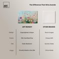 thumbnail image 6 of Art Remedy Playful Flower Art Canvas, 36" x 24", Gallery Wrapped, Lush and Lovely I, 6 of 7