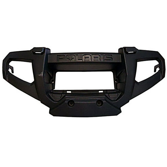 Polaris ATV Front Bumper Assembly, Gloss Black, Genuine OEM Part 2633527-070, Qty 1